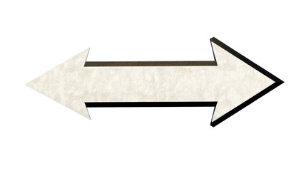 Arrow design with transparent background for graphic use