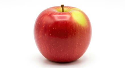 red apple isolated on white