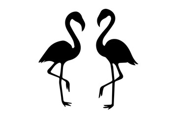 flamingo bird silhouette