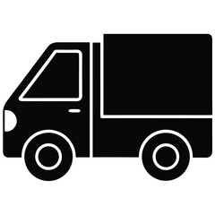 delivery truck vector icon