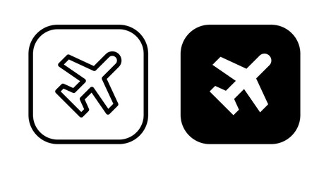 Obraz premium Airplane mode icon