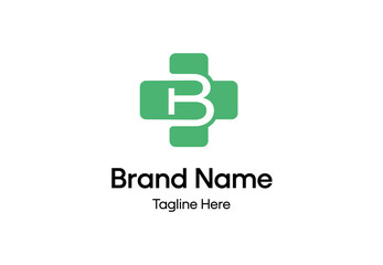 Medical B Letter Logo Design
