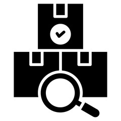 Quality Control Glyph Icon