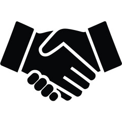 handshake vector icon