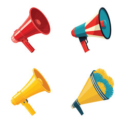 megaphone and loudspeaker