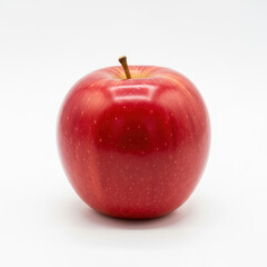 red apple isolated on white