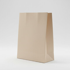 Kraft, White, and Black Paper Shopping Bags Mockup