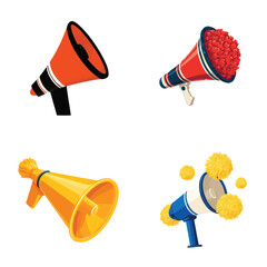 megaphone and loudspeaker