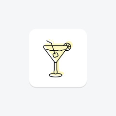 Cocktail Ring, vector, pixel perfect, illustrator file