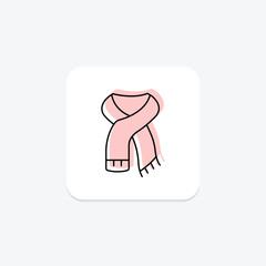 Scarf, vector, pixel perfect, illustrator file