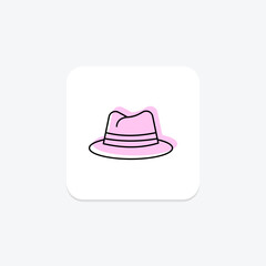 Fedora, vector, pixel perfect, illustrator file