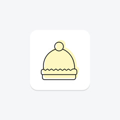 Beanie, vector, pixel perfect, illustrator file