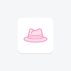 Fedora, vector, pixel perfect, illustrator file