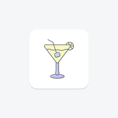 Cocktail Ring, vector, pixel perfect, illustrator file