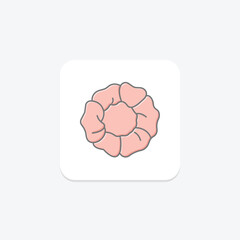 Scrunchie, vector, pixel perfect, illustrator file