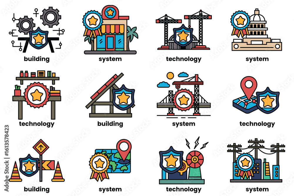 Poster image is a collection of different gears and symbols
