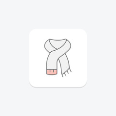 Scarf, vector, pixel perfect, illustrator file