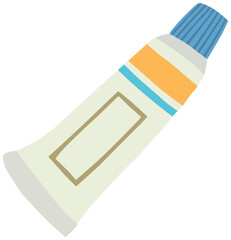 塗り薬のイラスト ベクター素材