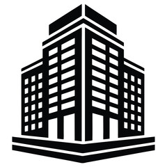 office building vector icon