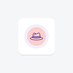 Fedora, vector, pixel perfect, illustrator file