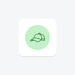 Baseball Cap, vector, pixel perfect, illustrator file