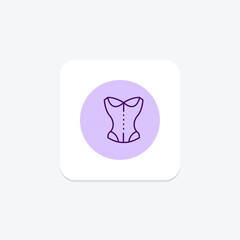 Corset, vector, pixel perfect, illustrator file