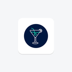 Cocktail Ring, vector, pixel perfect, illustrator file