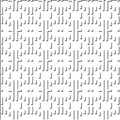 3d relief tiles.Vector pattern with symmetrical elements. Modern stylish abstract texture. Repeating tiles from striped elements. Black and white pattern.