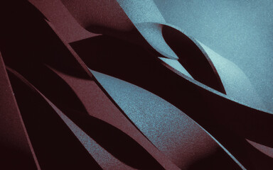 Wavy element in motion, textured background