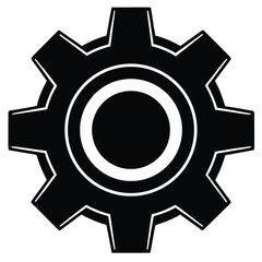 settings gear vector icon