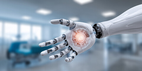 Revolutionizing healthcare innovation biotech breakthroughs in pharmaceutical trials medical facility futuristic environment
