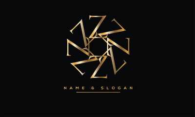 Z, Z Abstract Letter Logo Monogram
