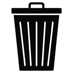trash bin vector icon