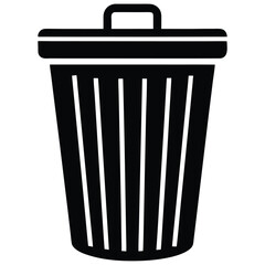 trash bin vector icon