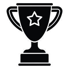 trophy vector icon