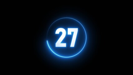 27 seconds countdown timer. 
