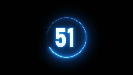 51 seconds countdown timer. 
