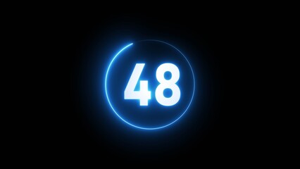 48 seconds countdown timer. 