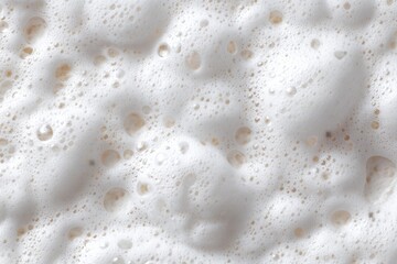 Close-up of frothy, white bubbles