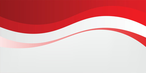 Naklejka premium Happy Independence Day Republic Of Indonesia, 17 august. greeting card with red and white design. vector ilustration.