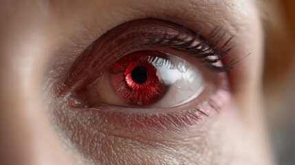 Close-up of a woman's eye.