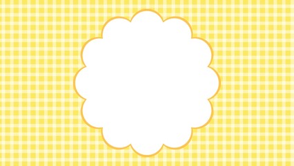 Cute plaid pattern pop background