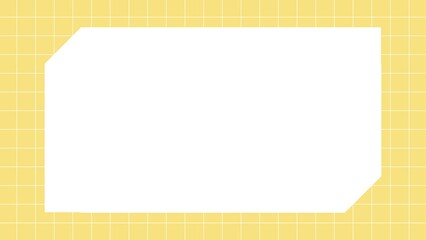 Cute plaid pattern pop note background