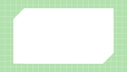 Cute plaid pattern pop note background