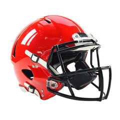 Fototapeta premium Football helmet isolated on transparent background