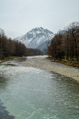 Kamikochi, It is a remote mountainous highland valley within the Hida Mountains range, in the western region of Nagano Prefecture,