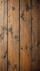 Fototapeta premium Top-down close-up of a weathered wooden table with rich texture. 