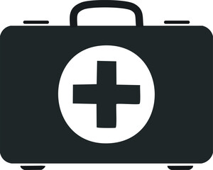 First aid kit silhouette
