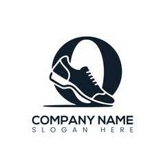Letter O shoes logo 