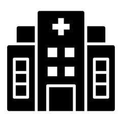Obraz premium Healthcare Facility Building Icon